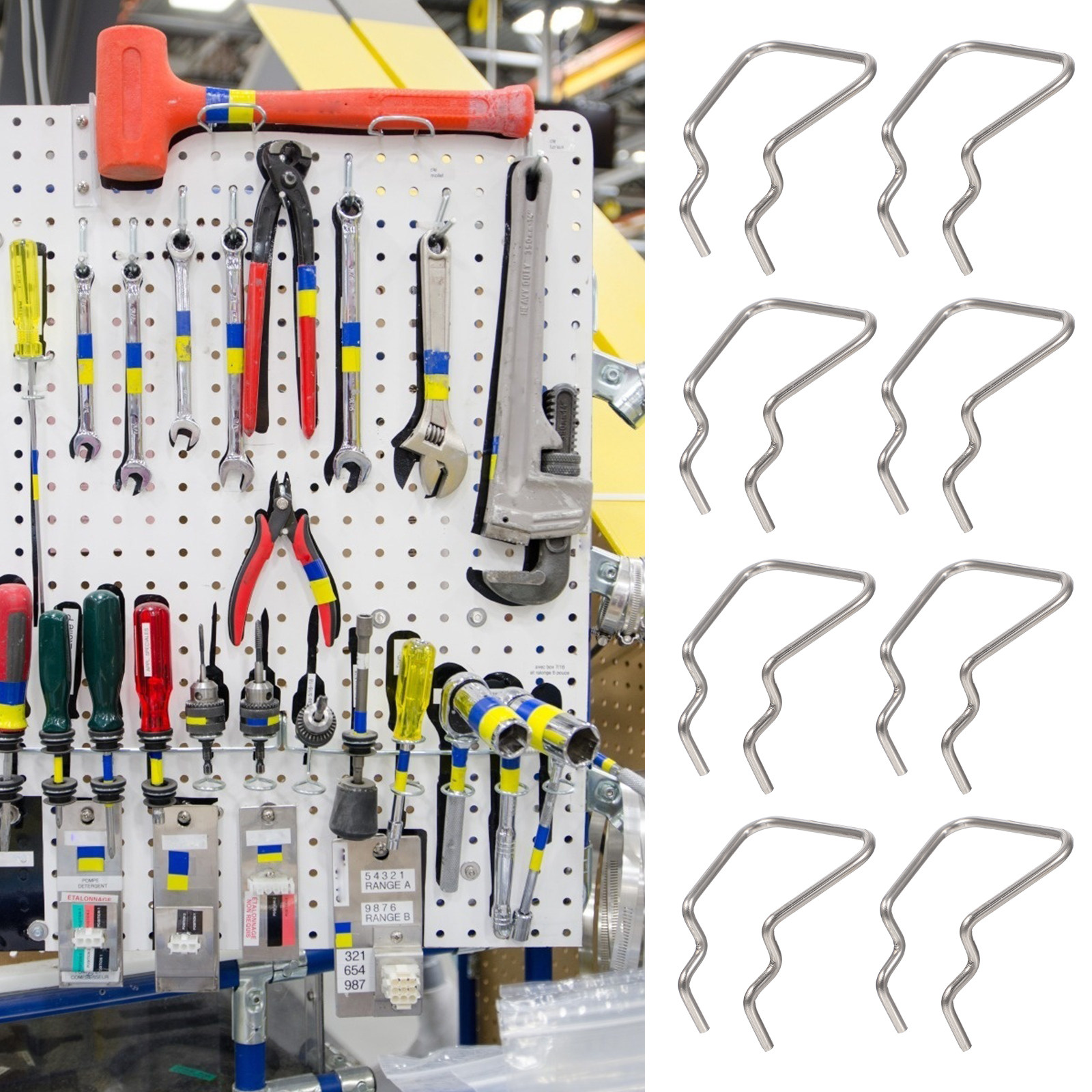 12Pcs Hardware Display Shelf R - Workshop Tools Display recension och pris