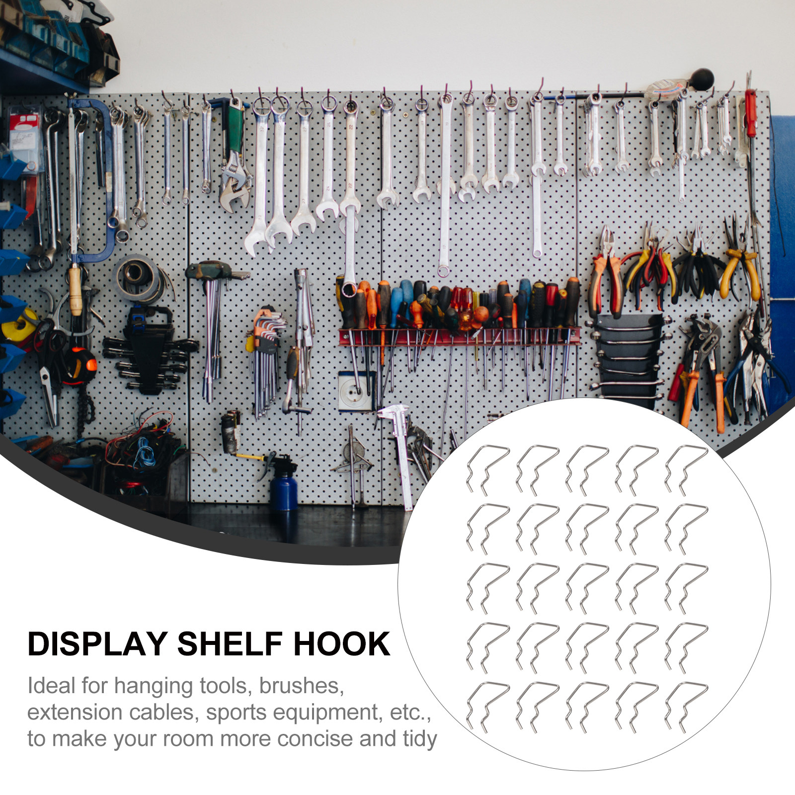 12Pcs Hardware Display Shelf R - Workshop Tools Display recension och pris