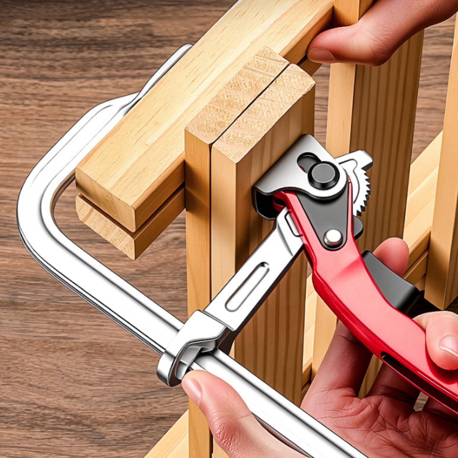 2 Pieces Ratchet F Clamp Indus - Hand Tools In Workshop recension och pris
