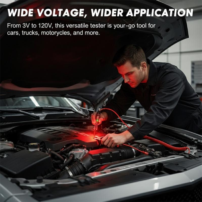3V 120V Voltage Tester Pen Dig - Workshop Tools Display recension och pris