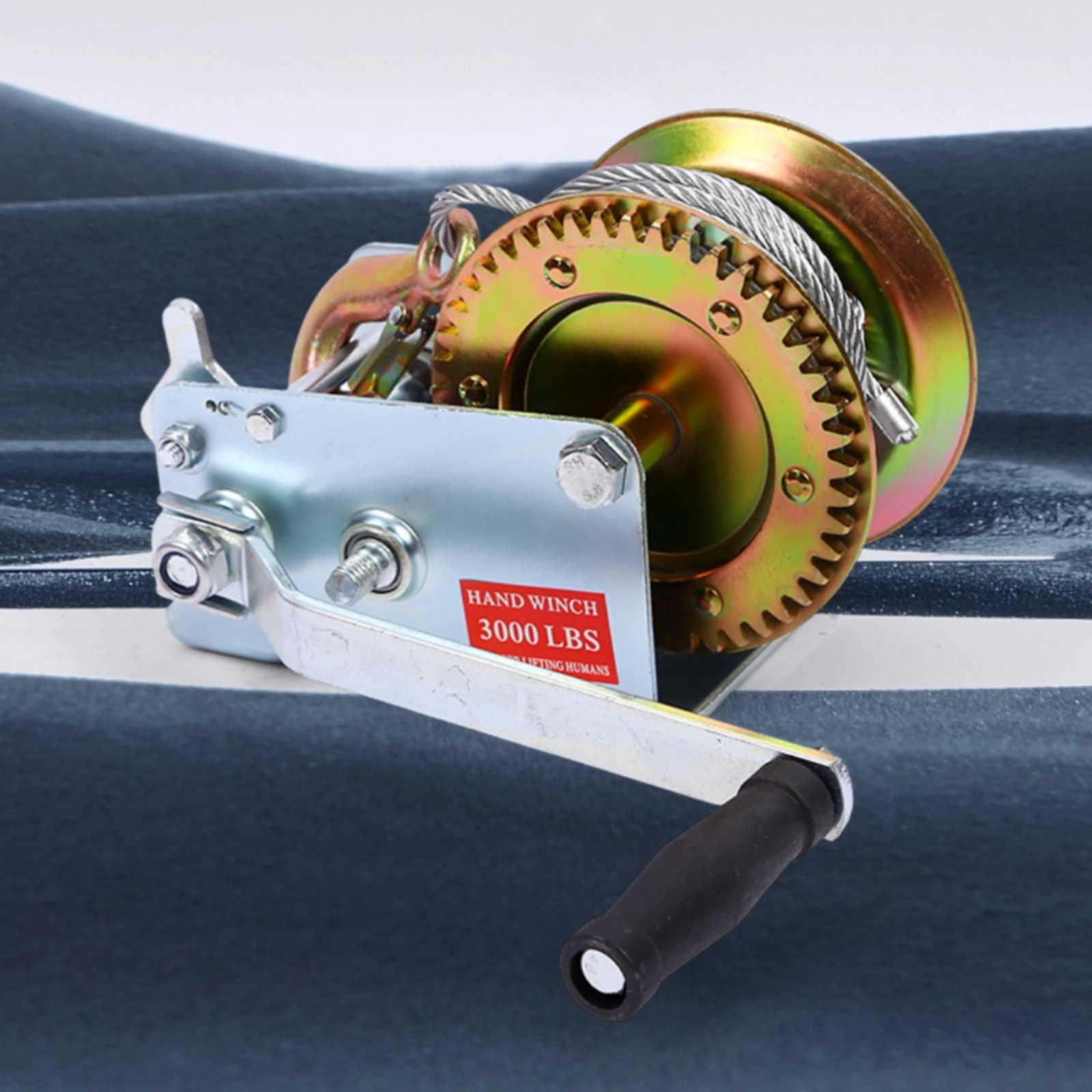 Hand Crank Winch Portable Wire - Hand Tools In Workshop recension och pris
