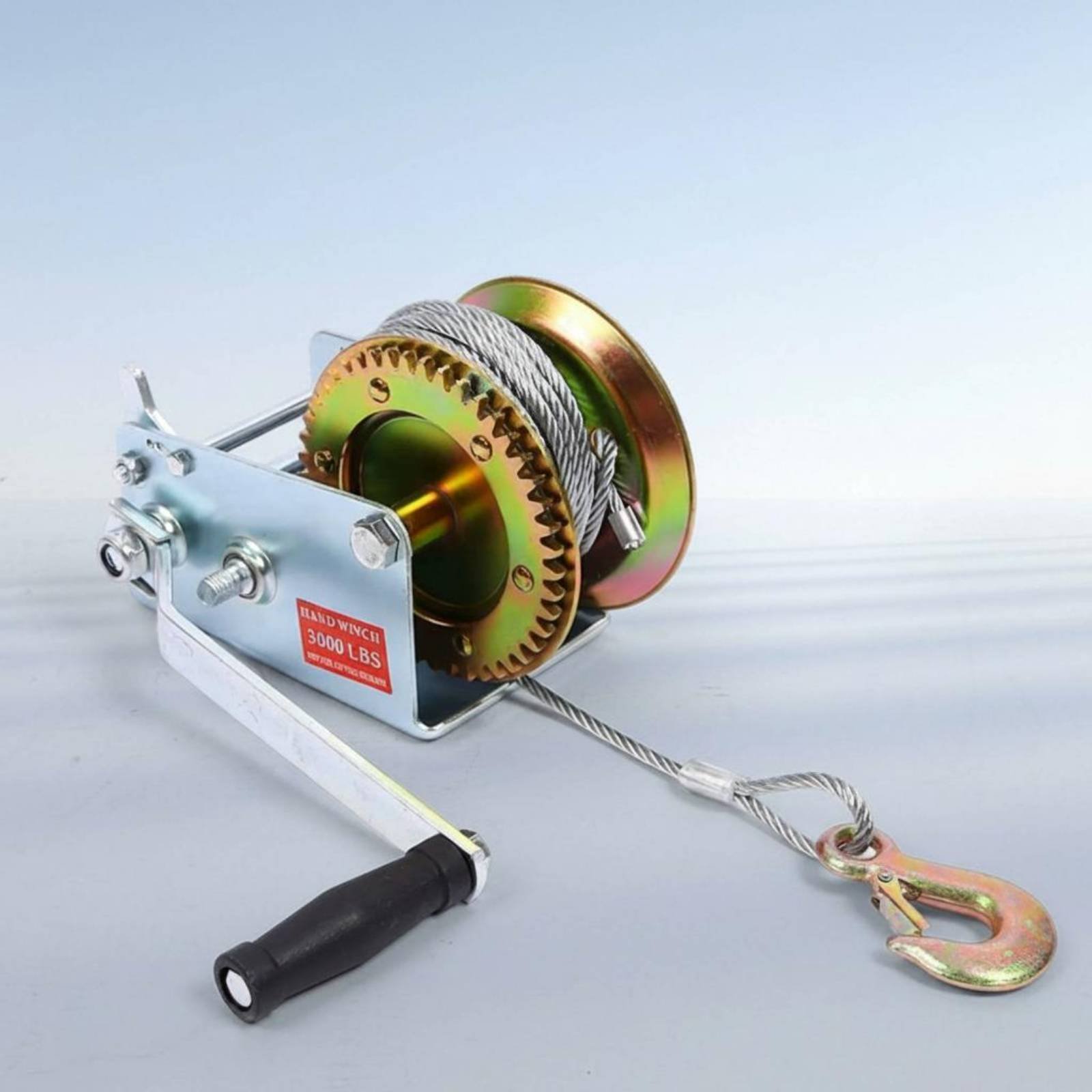 Hand Crank Winch Portable Wire - Hand Tools In Workshop recension och pris