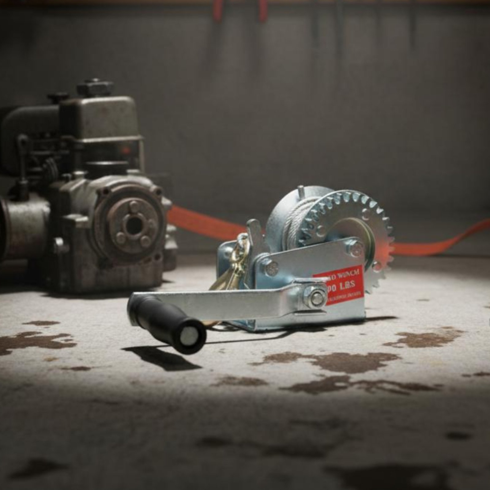 Hand Crank Winch Portable Wire - Hand Tools In Workshop recension och pris