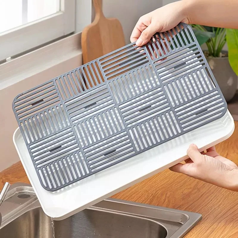 Plastic Drain Rack Dish Cup Dr - Workshop Tools Shelf recension och pris