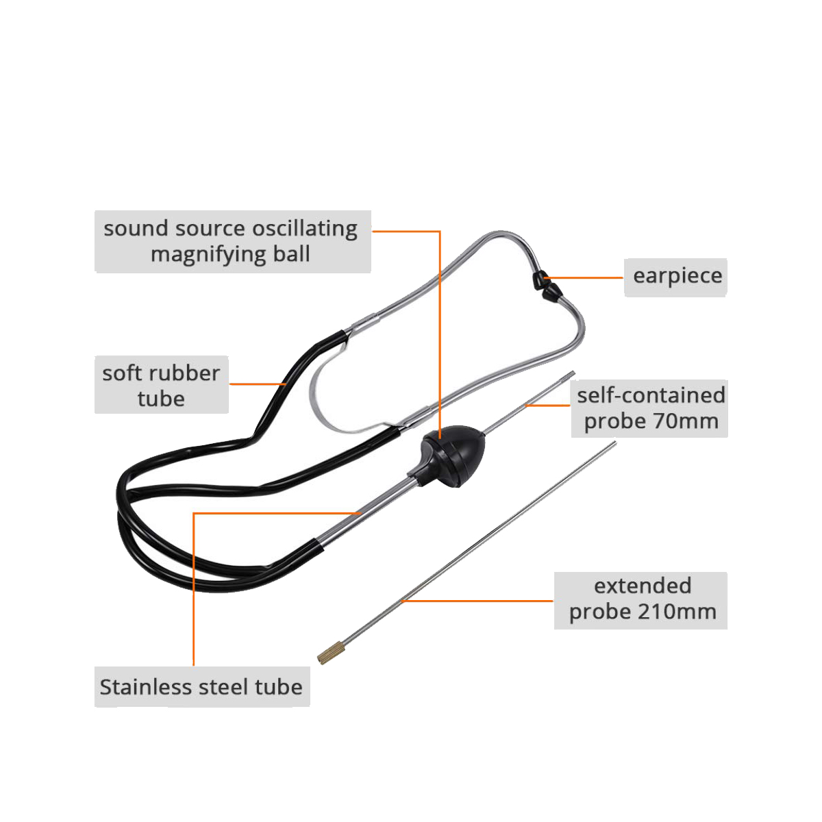 Automotive Stethoscope Mechani - Tools Mechanical Workshop recension och pris