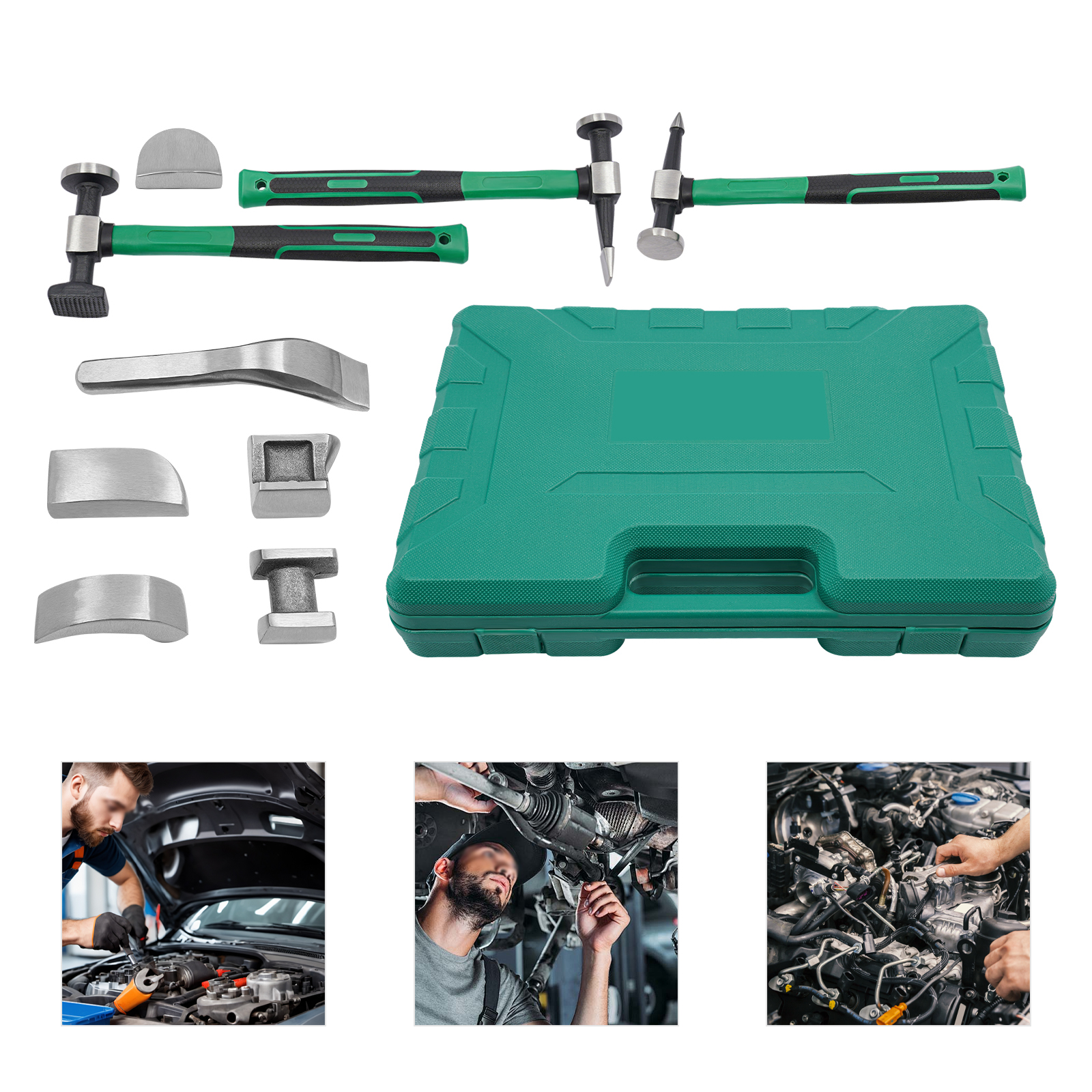 Car Dent Repair Kit, 9Pcs Stee - Workshop Tools Hammer recension och pris