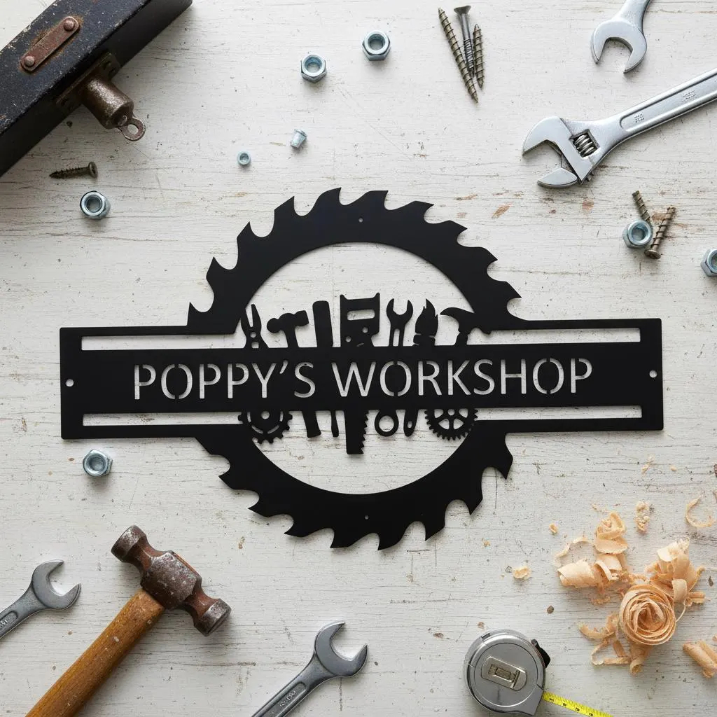 Custom Garage Name Sign,Worksh - Workshop Tools And Names recension och pris