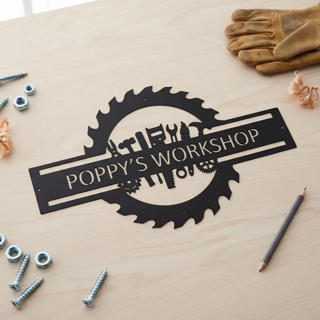 Custom Garage Name Sign,Worksh - Workshop Tools And Names recension och pris