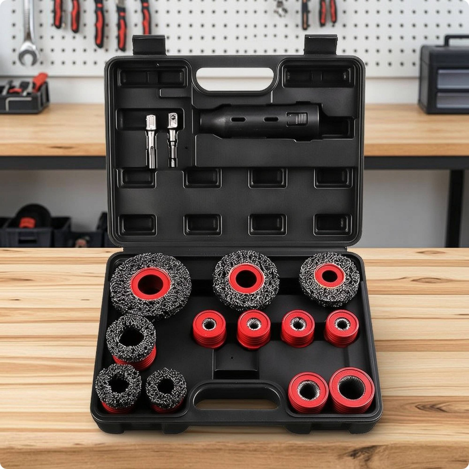 15 Pieces Wheel Hub Cleaning B - Tools Mechanical Workshop recension och pris