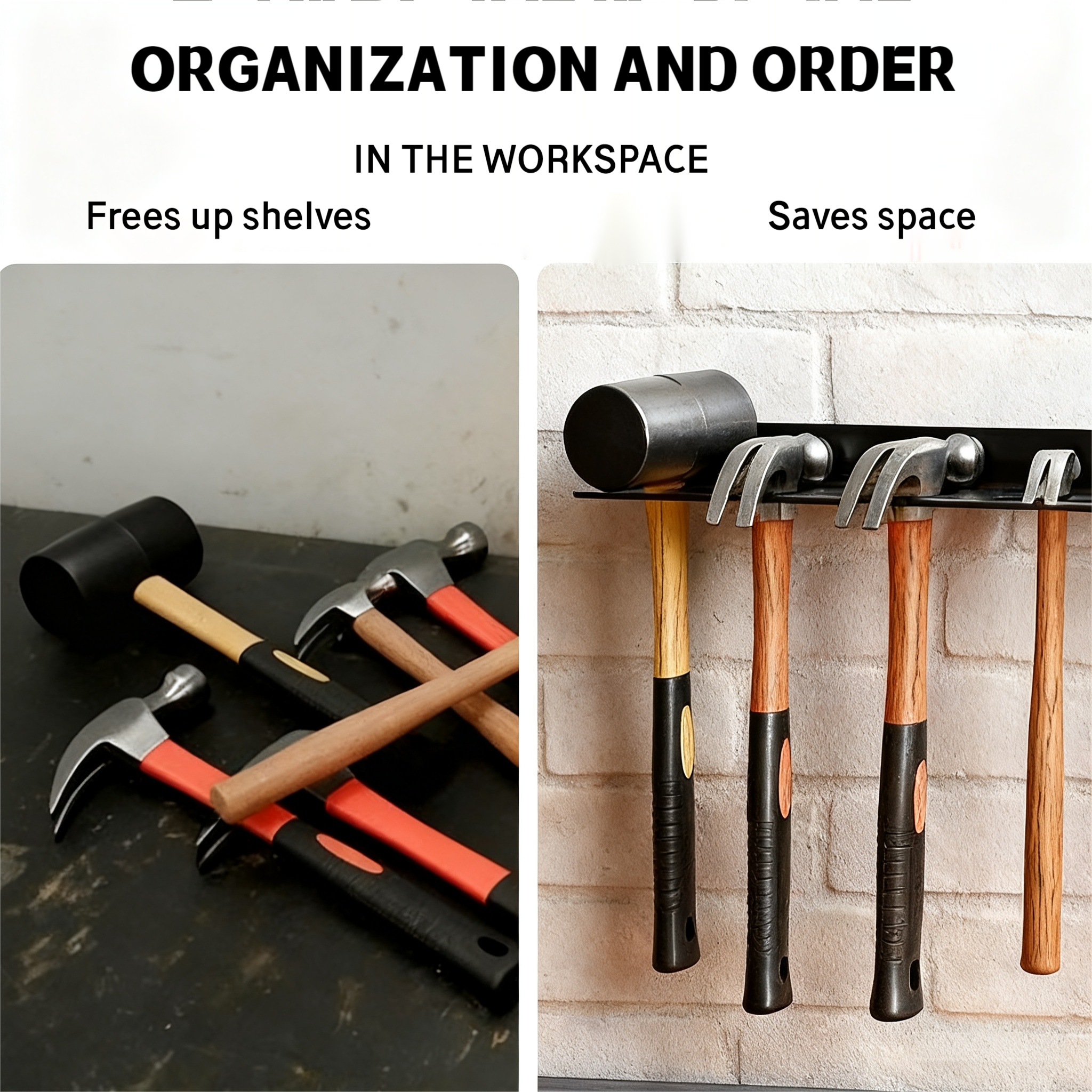 Heavy-Duty Wall-Mounted Hammer - Workshop Tools Hammer recension och pris