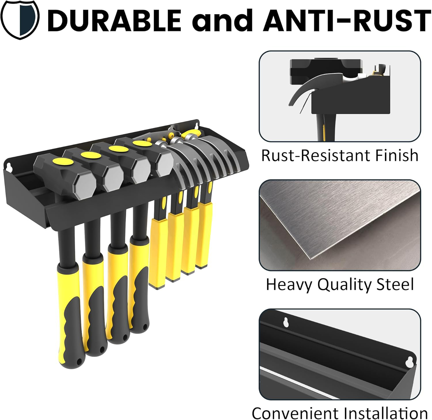 Hammer Holder, Wall Mount Stor - Workshop Tools Hammer recension och pris