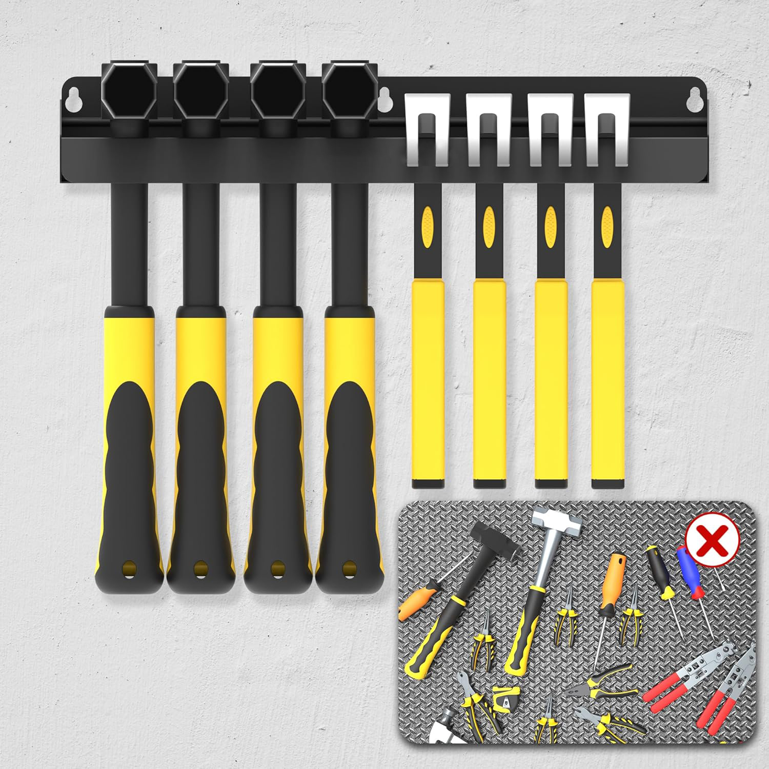 Hammer Holder, Wall Mount Stor - Workshop Tools Hammer recension och pris
